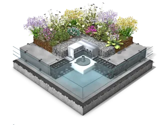 Schichtaufbau des HydroSpacers